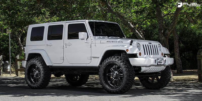 Jeep Rubicon Fuel 1-Piece Wheels Hostage - D531